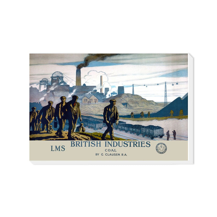 British Industries, Coal, LMS - Canvas