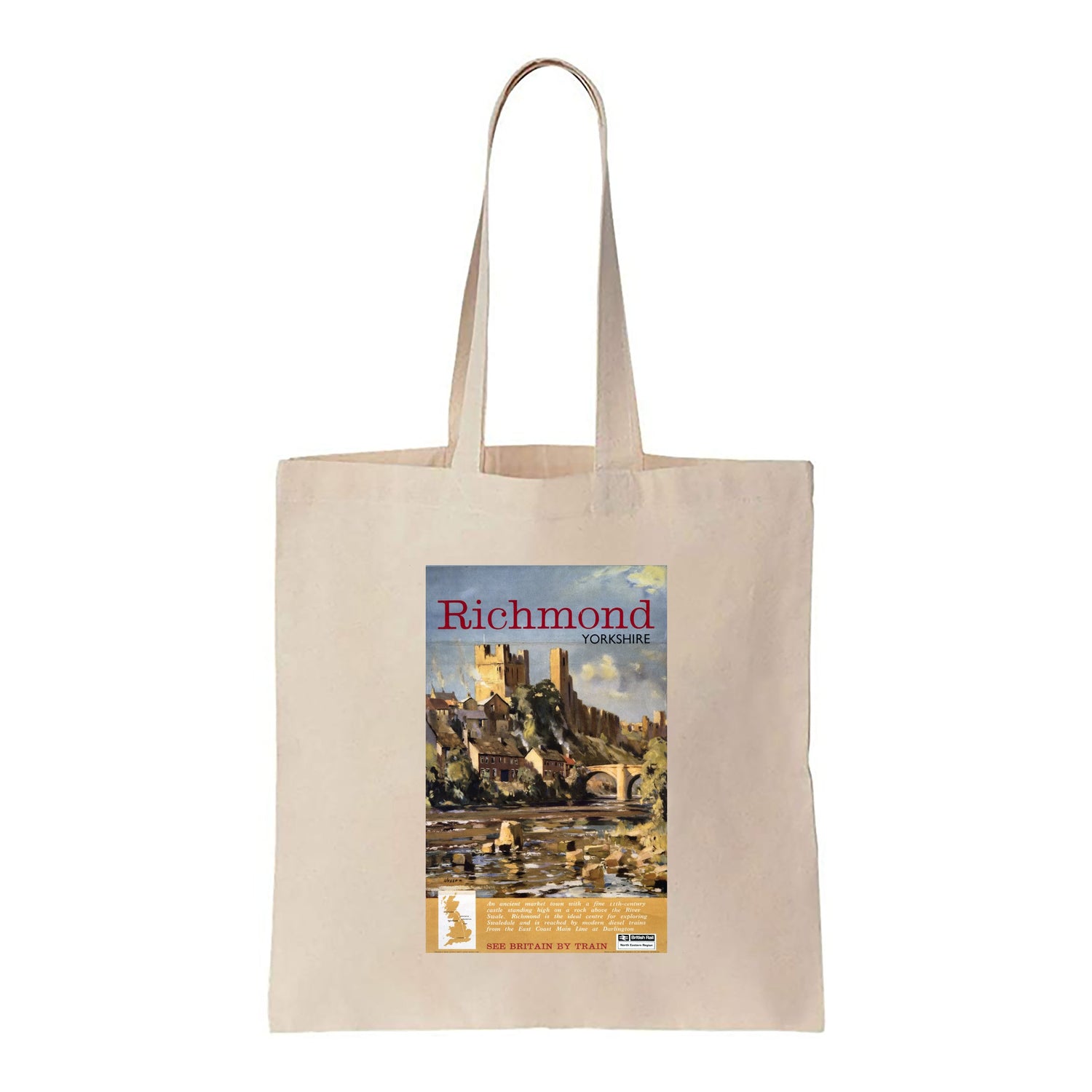 Richmond, Yorkshire - Canvas Tote Bag