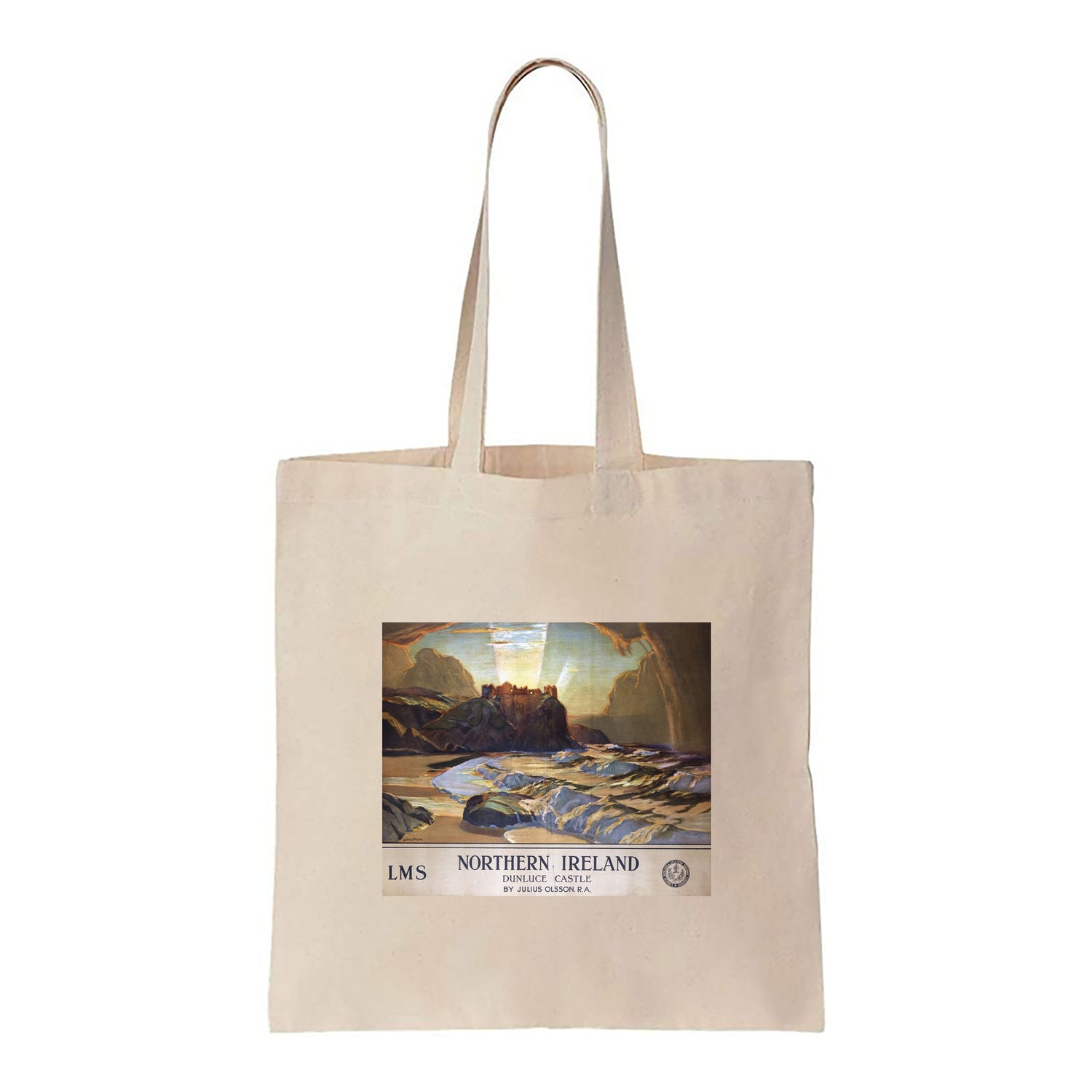 Northern Ireland, Dunluce Castle - Canvas Tote Bag