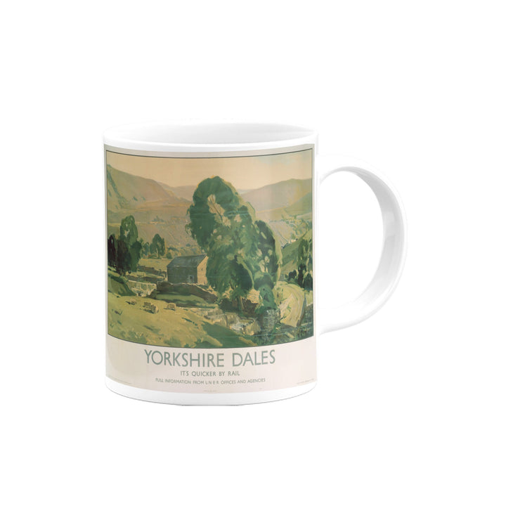 Yorkshire Dales, It's Quicker By Rail Mug