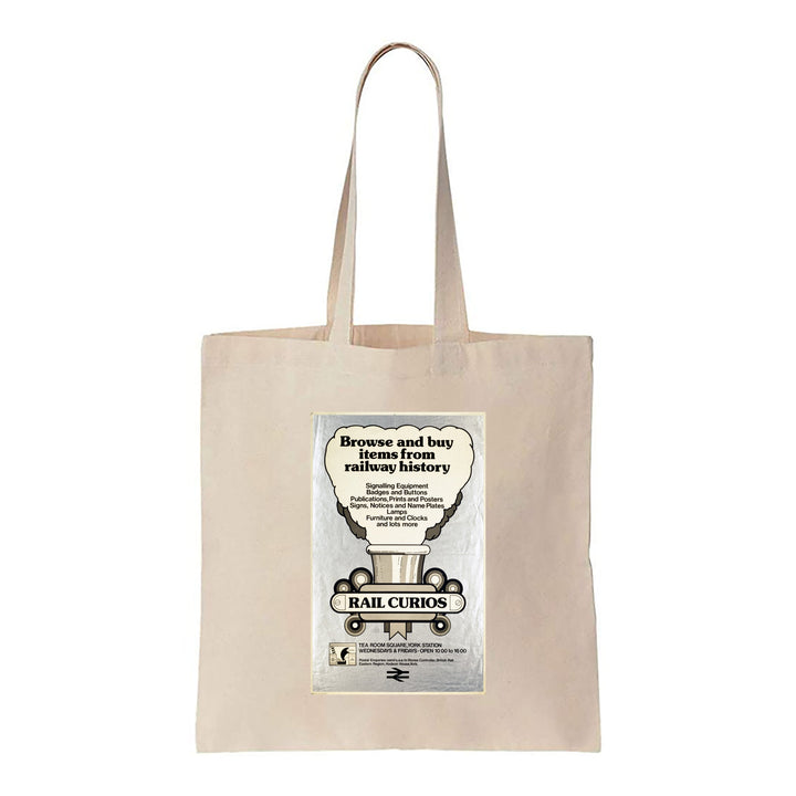 Rail Curios, Browse and buy from Railway History - Canvas Tote Bag