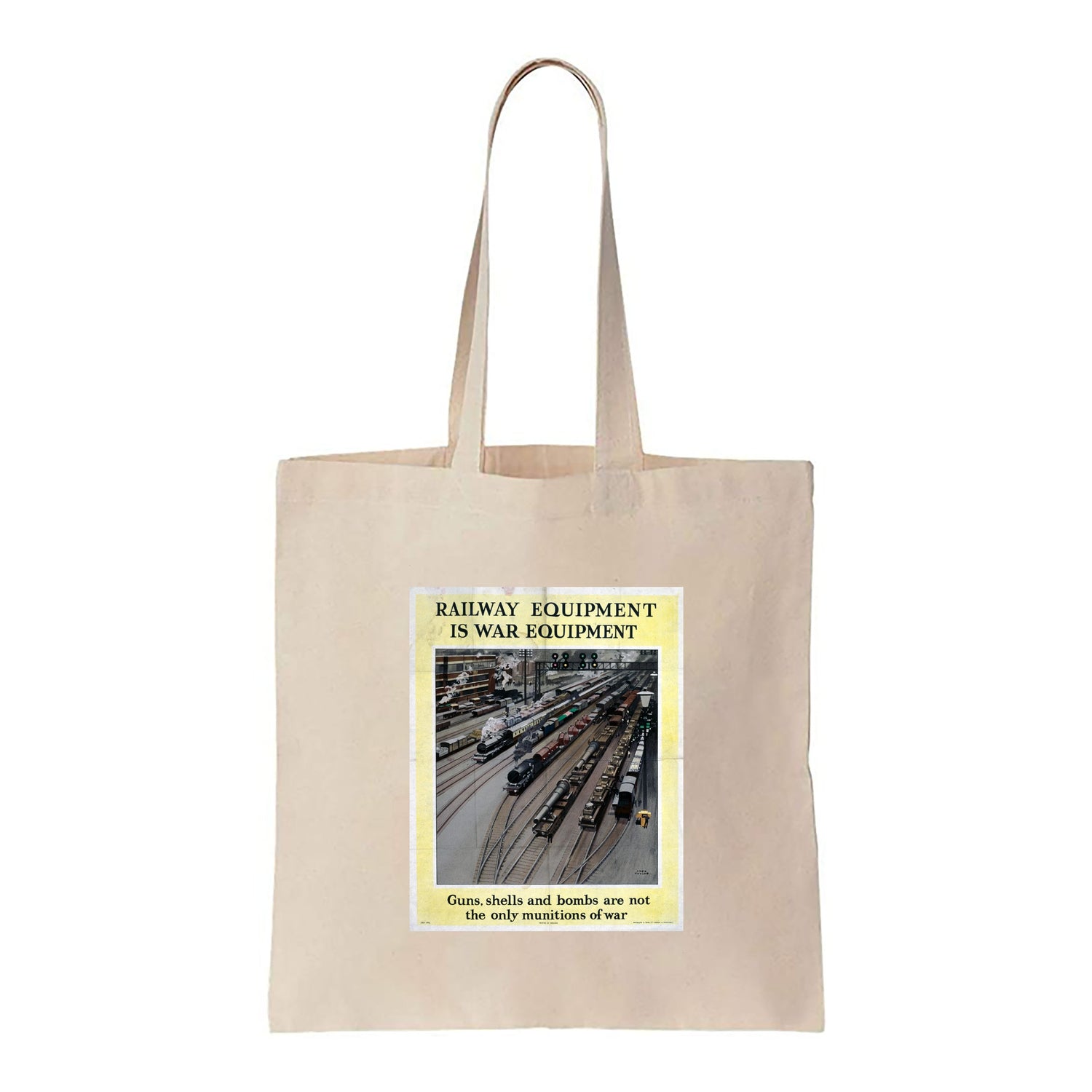 Railway Equipment Is War Equipment - Canvas Tote Bag