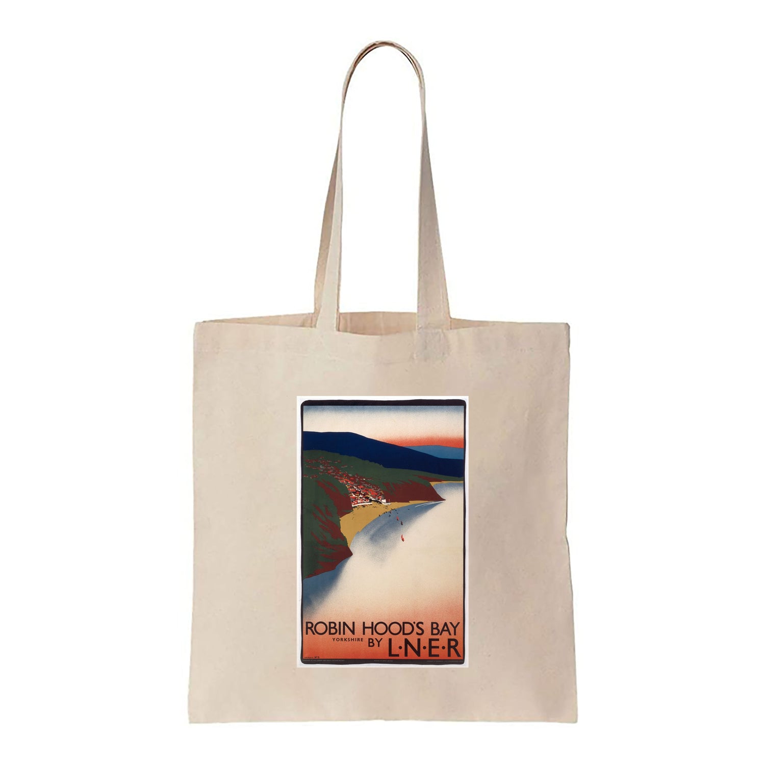 Robin Hood's Bay, Yorkshire By LNER - Canvas Tote Bag