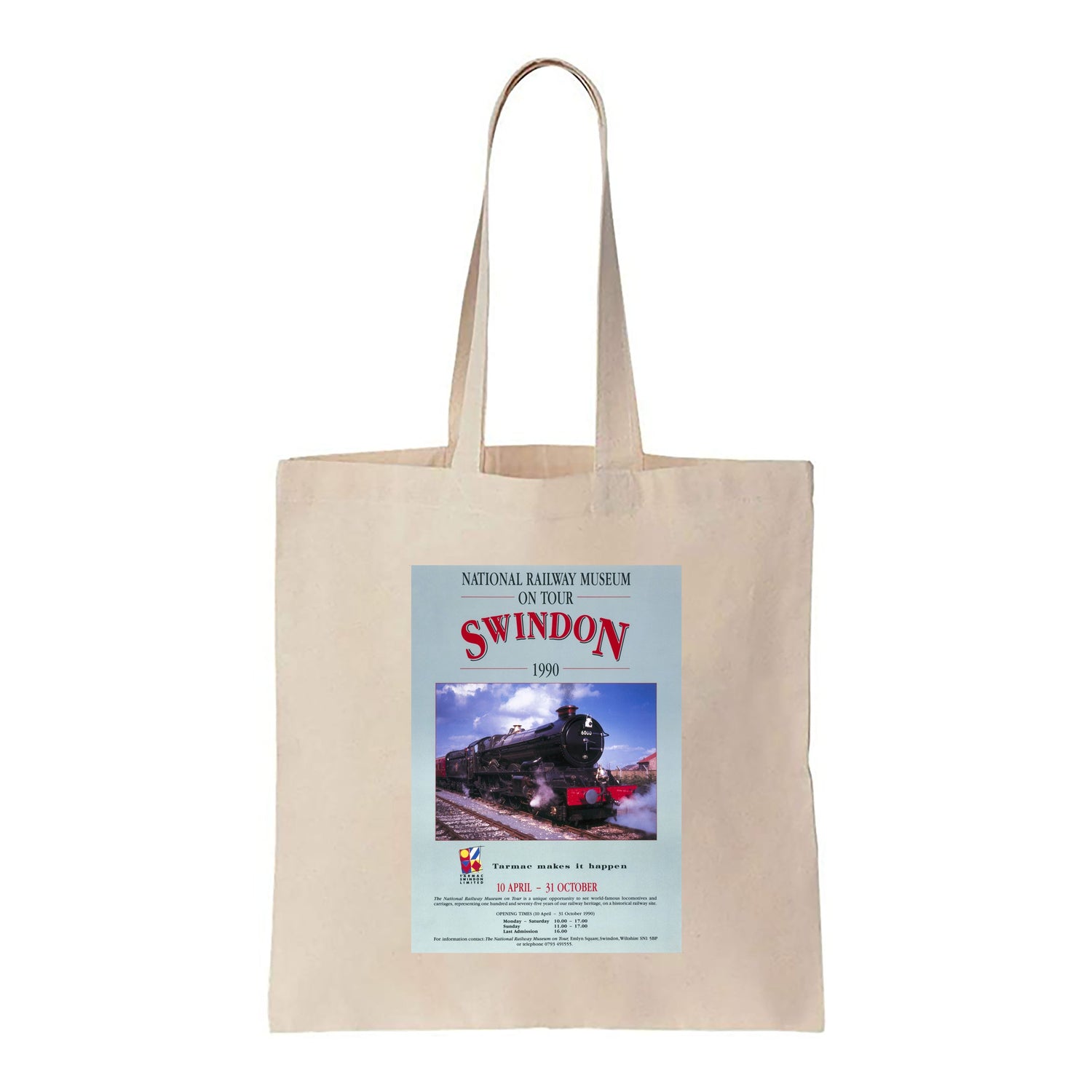 Swindon, National Railway Museum on tour - Canvas Tote Bag