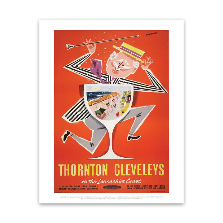 Thornton Cleveleys on The Lancashire Coast, by Amstutz, 1955 Art Print