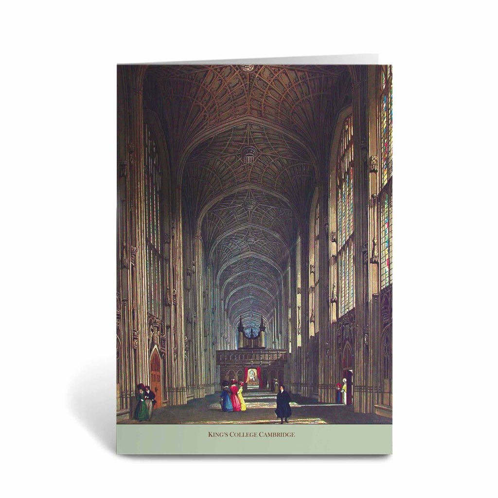 Inside King's College Greeting Card