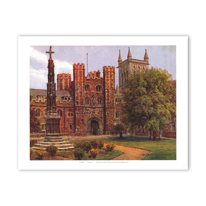 St John's Cambridge Art Print