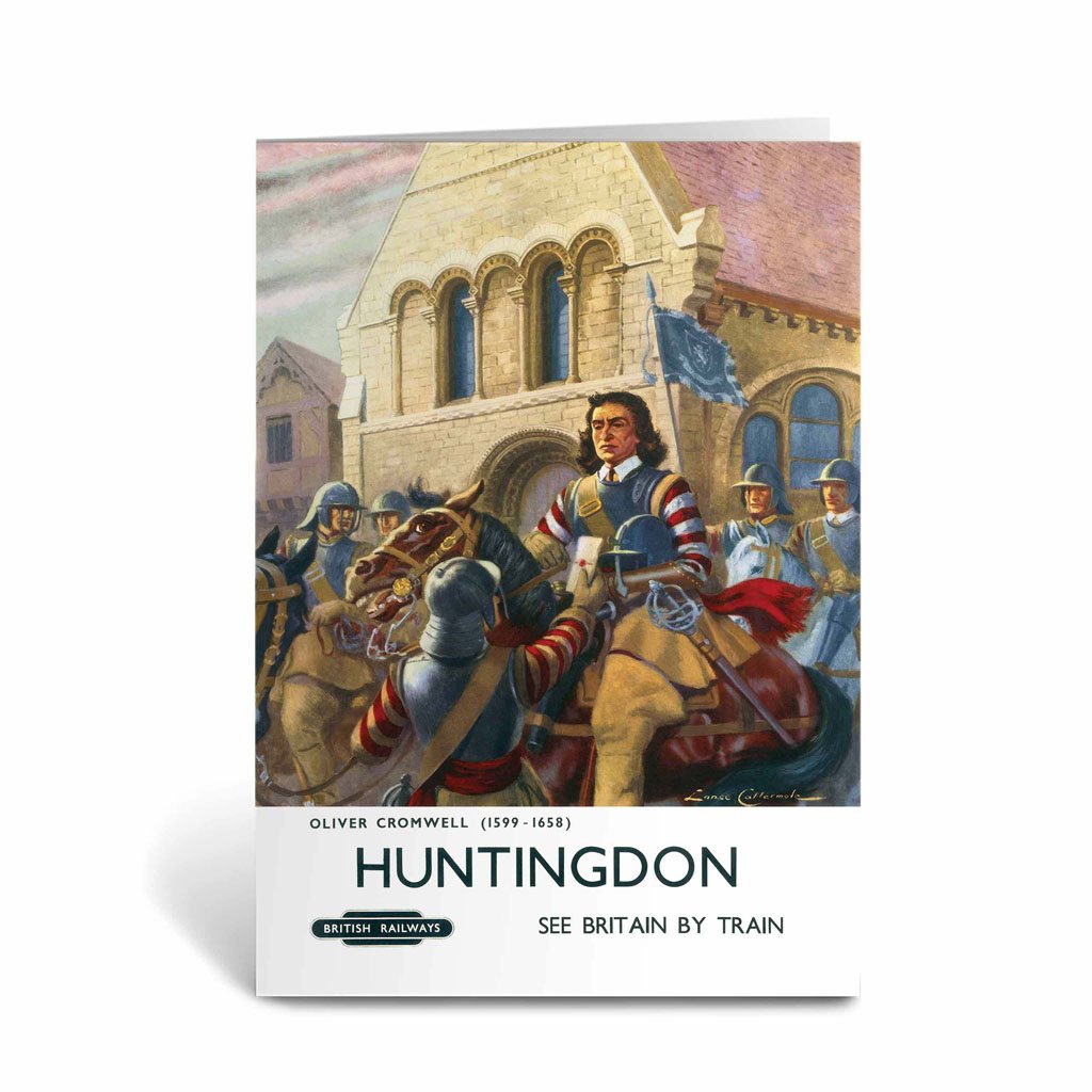 Oliver Cromwell Huntingdon Greeting Card