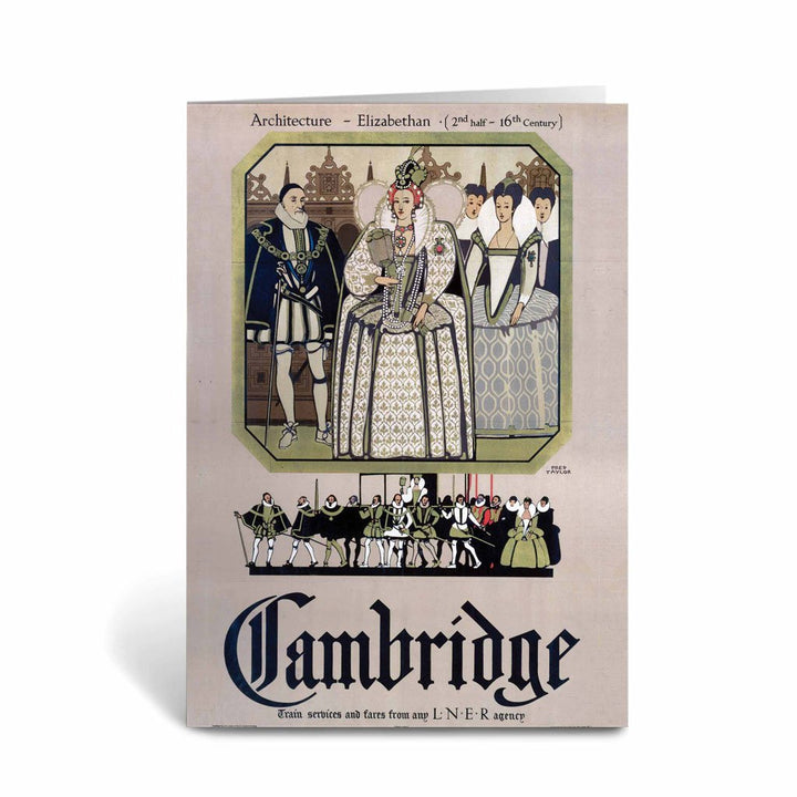 Architecture - Elizabethan Cambridge Greeting Card