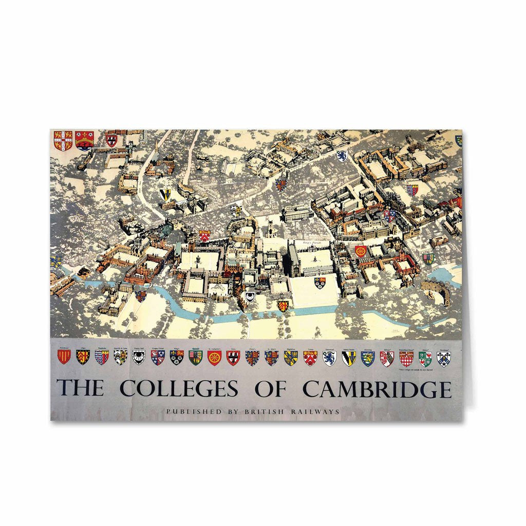 The Colleges of Cambridge Greeting Card