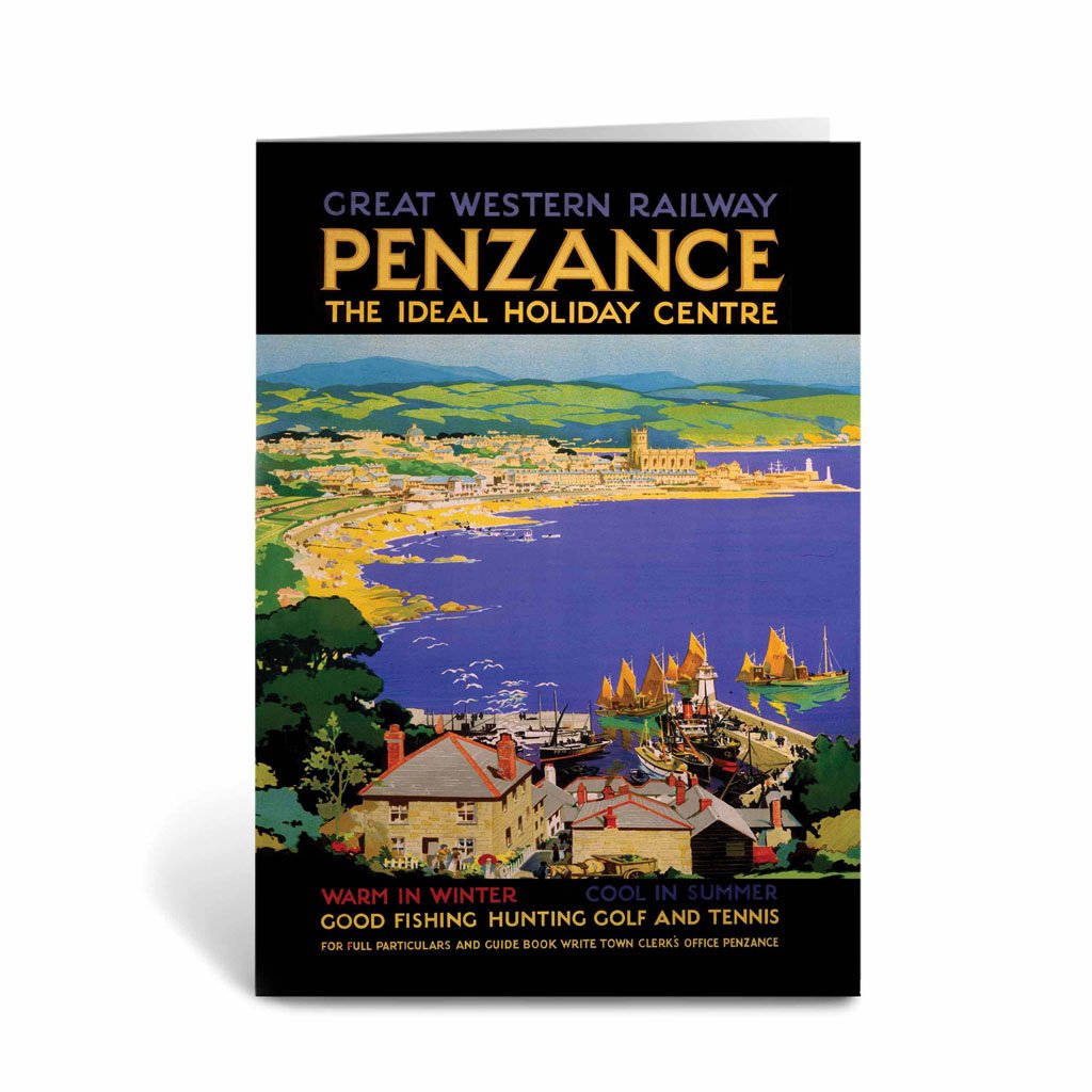 Penzance The Ideal Holiday Centre Greeting Card