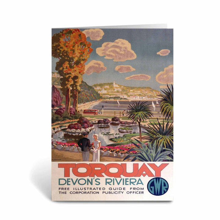 Torquay Devon's Riviera Greeting Card