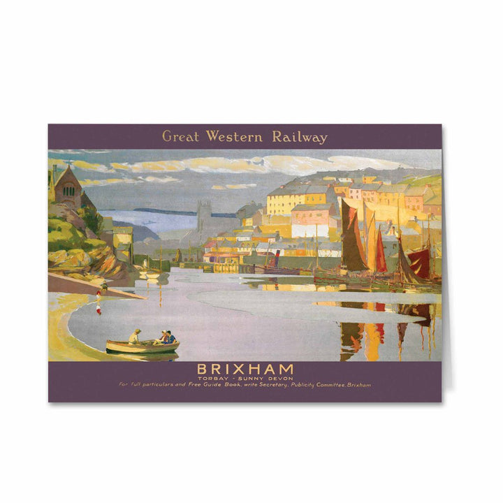 Brixham, Torbay - Sunny Devon Greeting Card