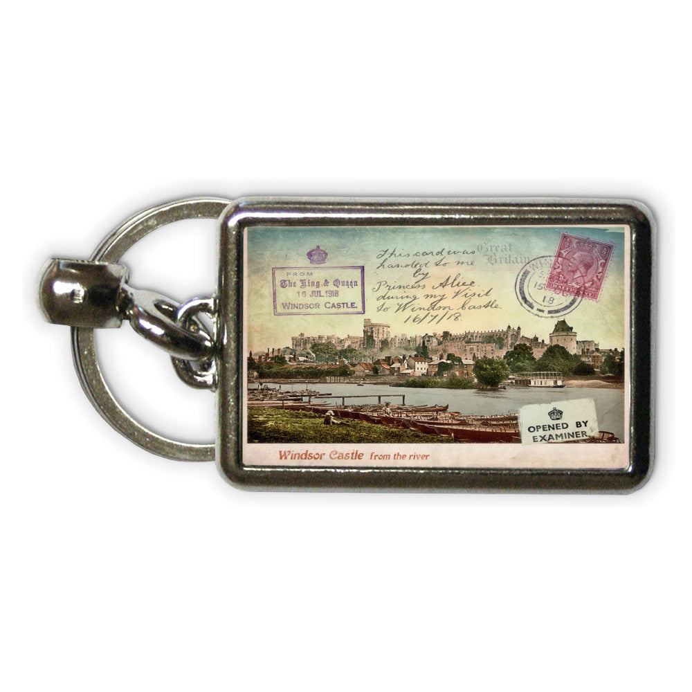 Windsor Castle Metal Keyring