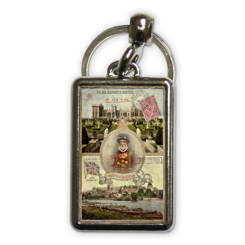 Windsor Castle Metal Keyring