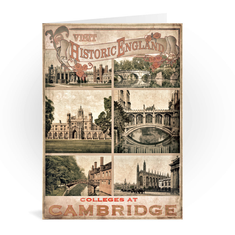 Cambridge Colleges Greeting Card 7x5