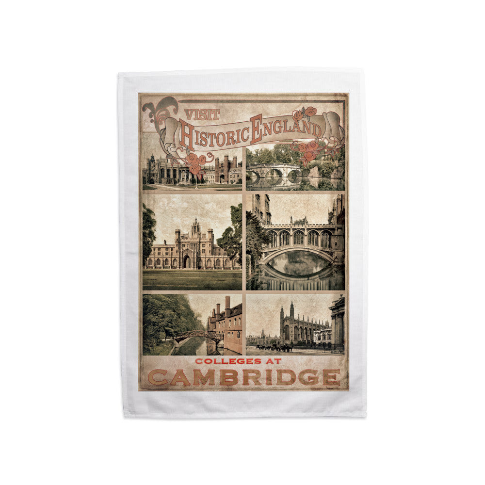 Cambridge Colleges Tea Towel