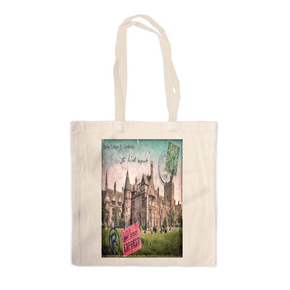 Girton College, Cambridge Canvas Tote Bag