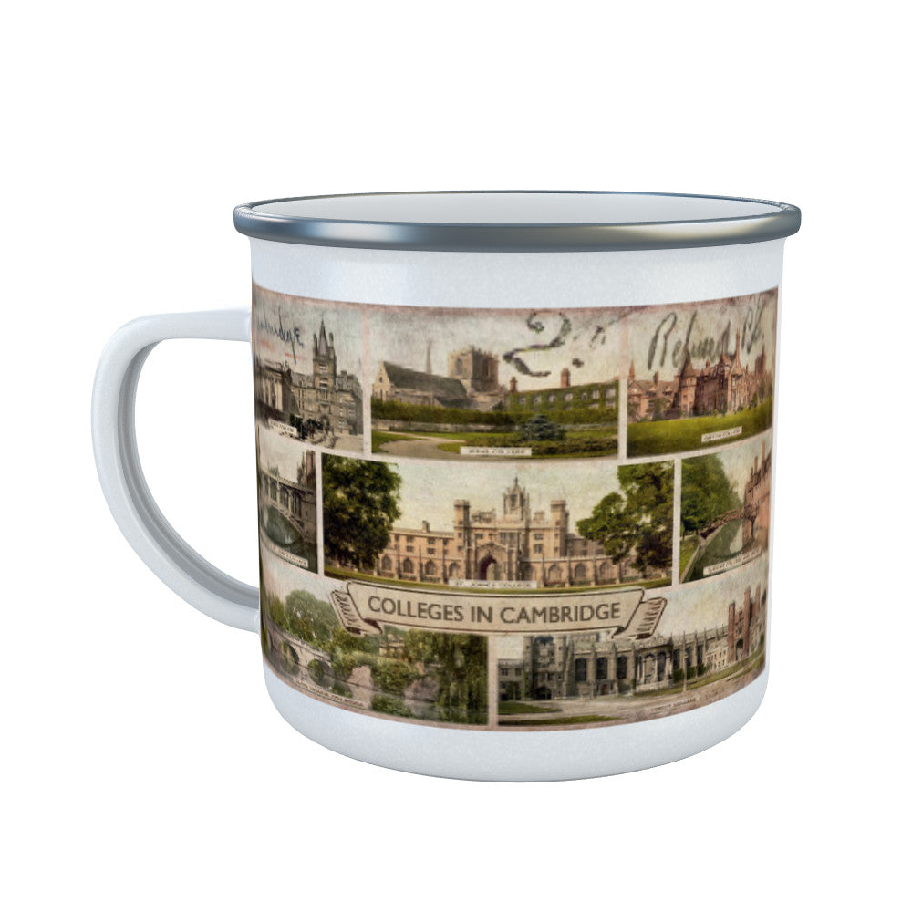 Cambridge Colleges Enamel Mug