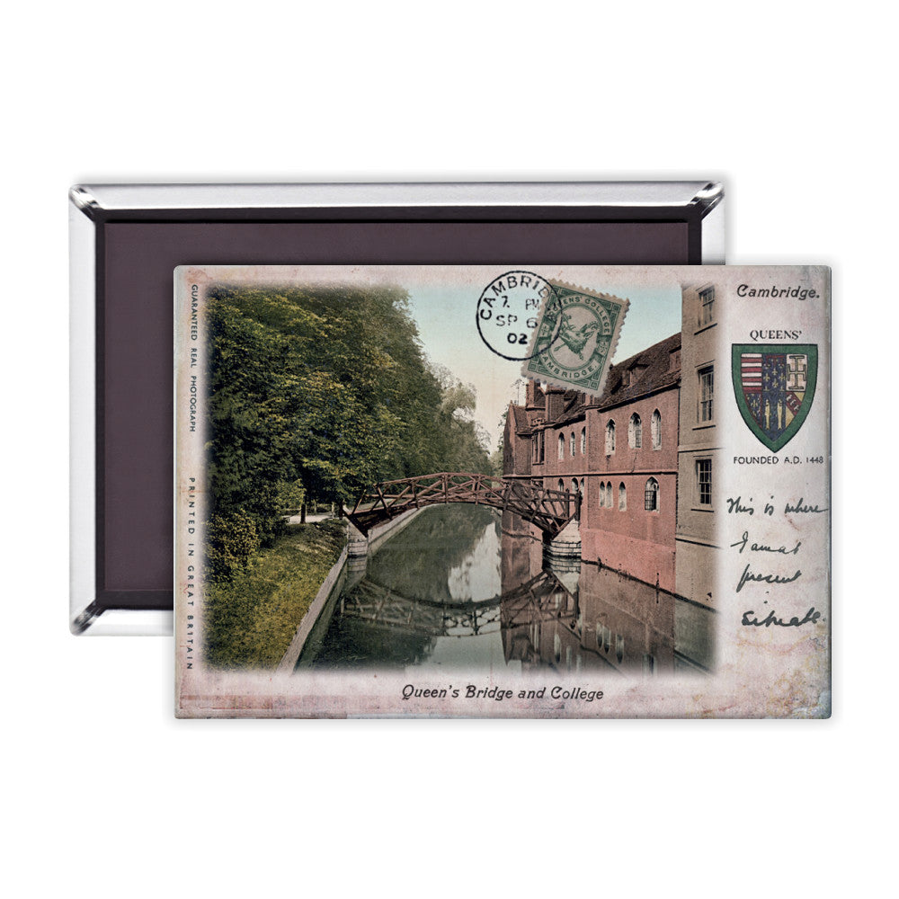 Queens Bridge and College, Cambridge Magnet