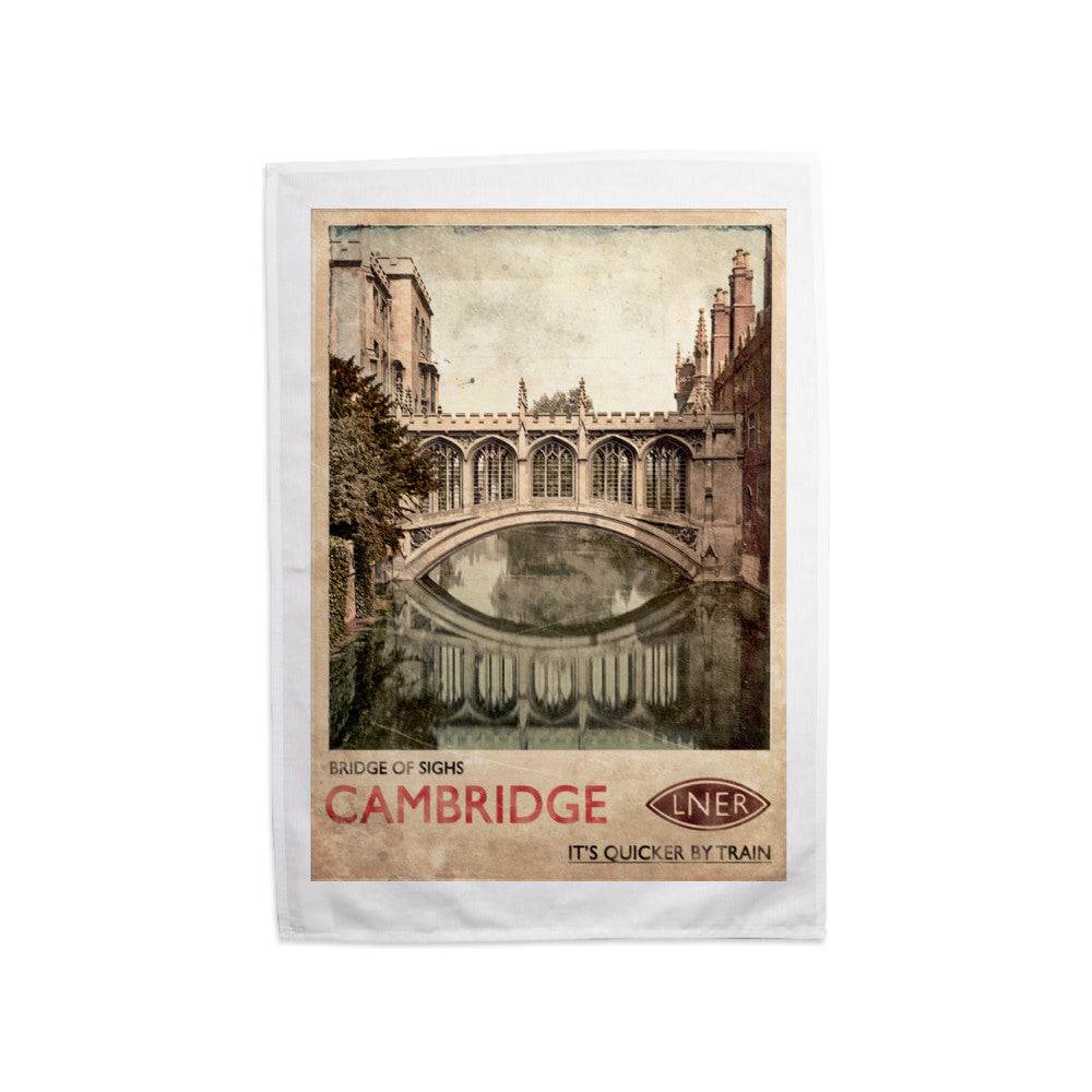 Bridge of Sighs, Cambridge Tea Towel