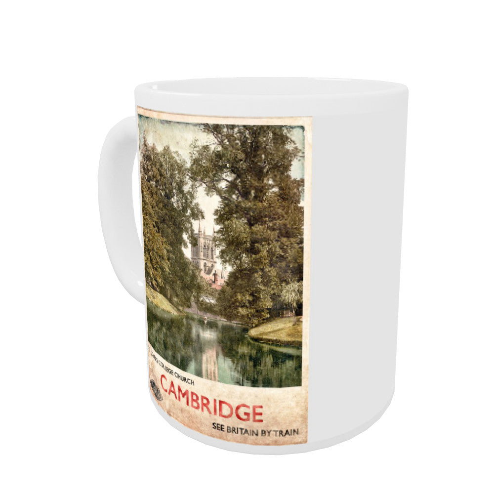 St Johns College Church, Cambridge Coloured Insert Mug