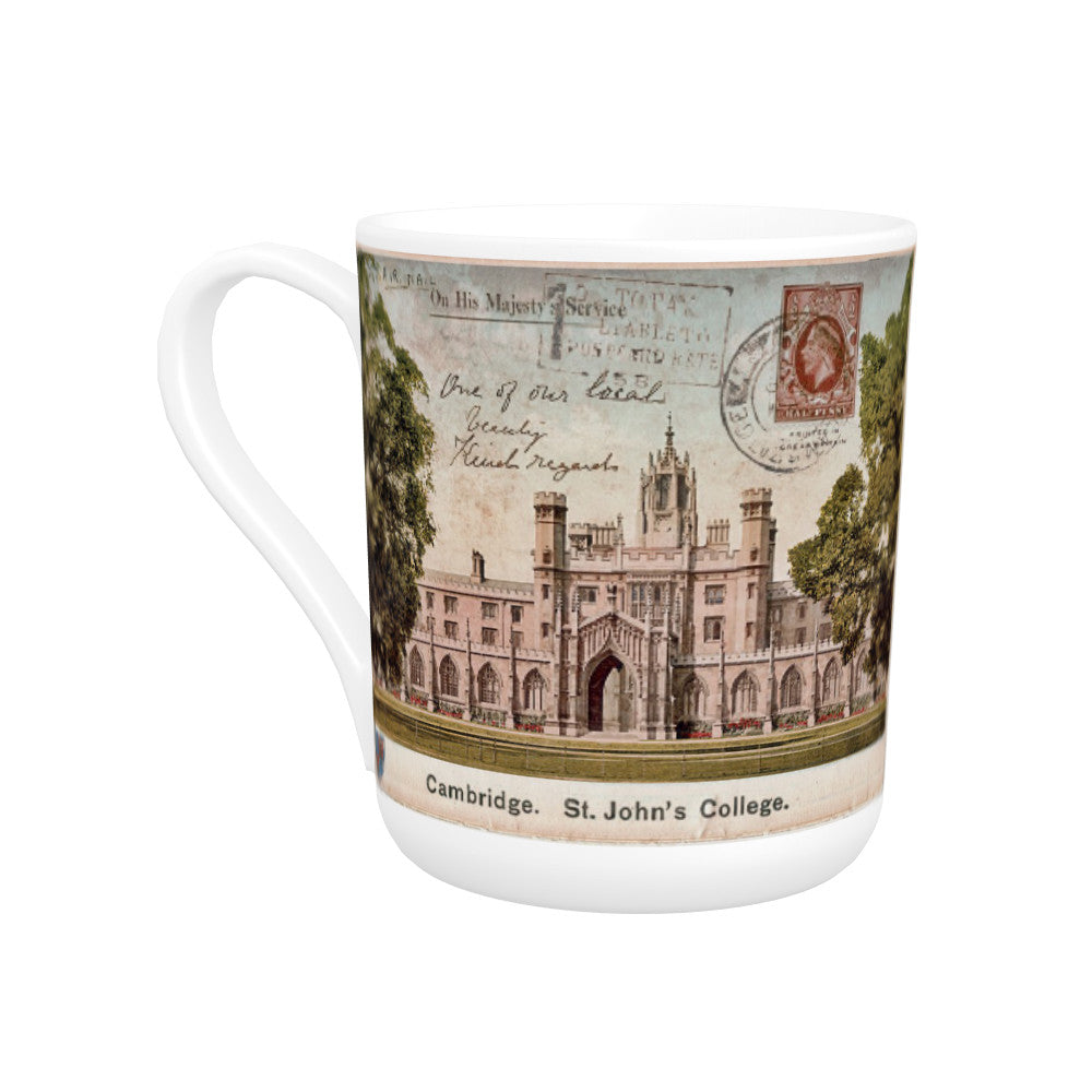 St Johns College, Cambridge Bone China Mug