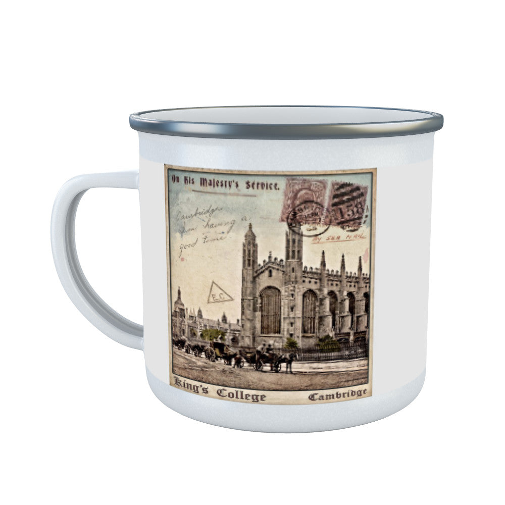 Kings College, Cambridge Enamel Mug