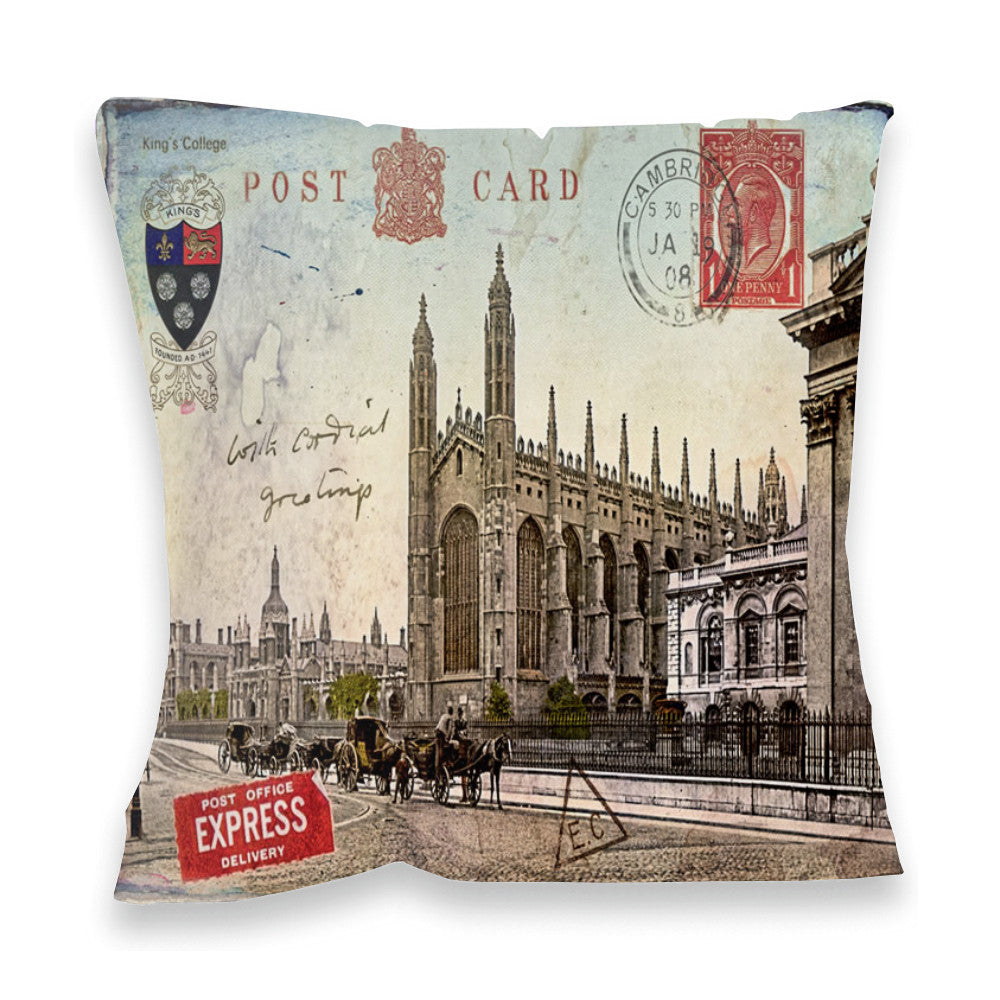 Kings College, Cambridge Fibre Filled Cushion