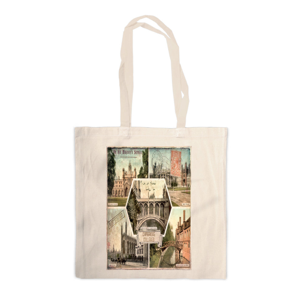 Cambridge Colleges Canvas Tote Bag