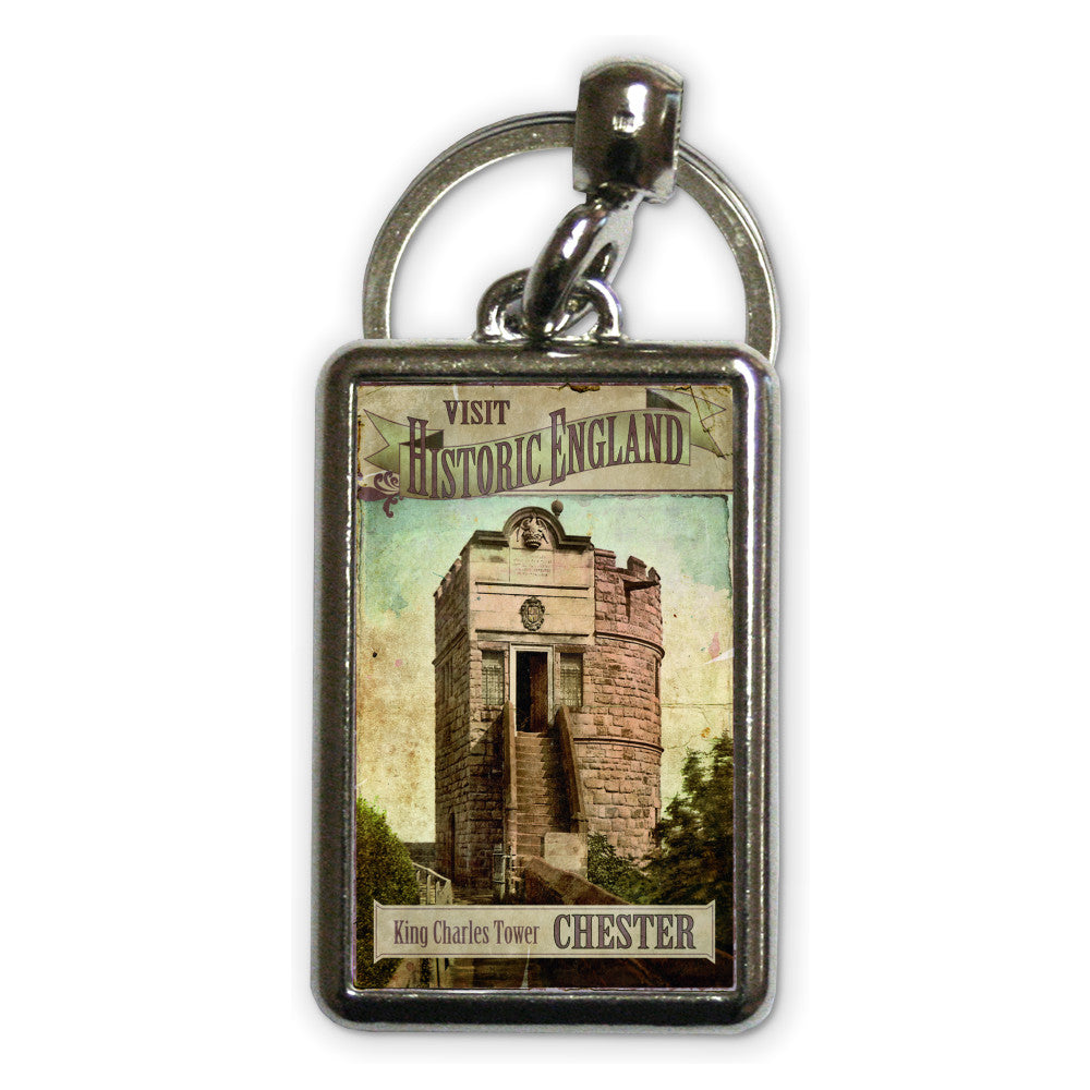 King Charles Tower, Chester Metal Keyring