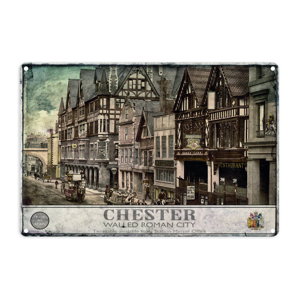 Chester Metal Sign