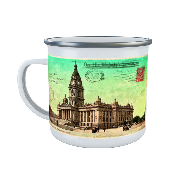 The Town Hall, Portsmouth Enamel Mug