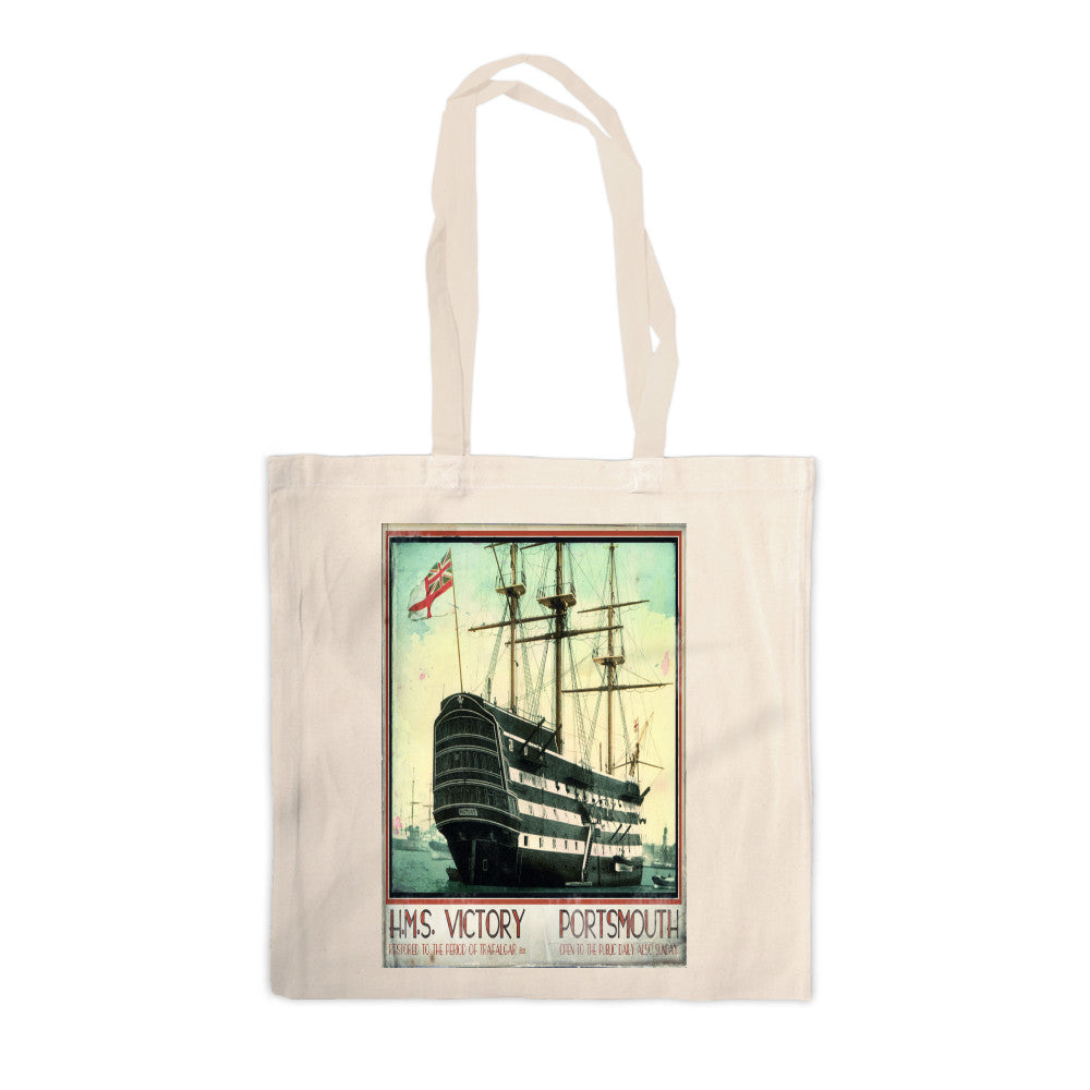 HMS Victory, Portsmouth Canvas Tote Bag