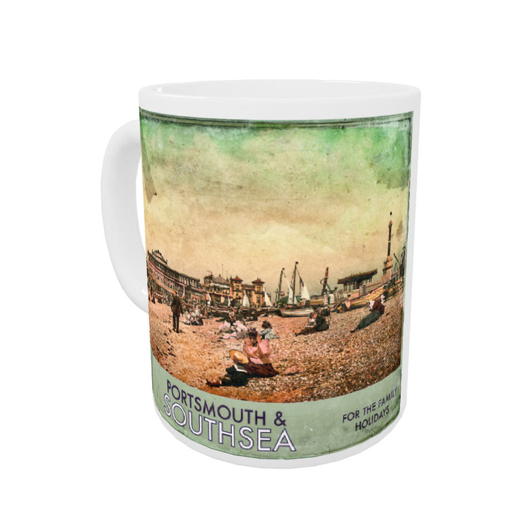 Portsmouth and Southsea Coloured Insert Mug