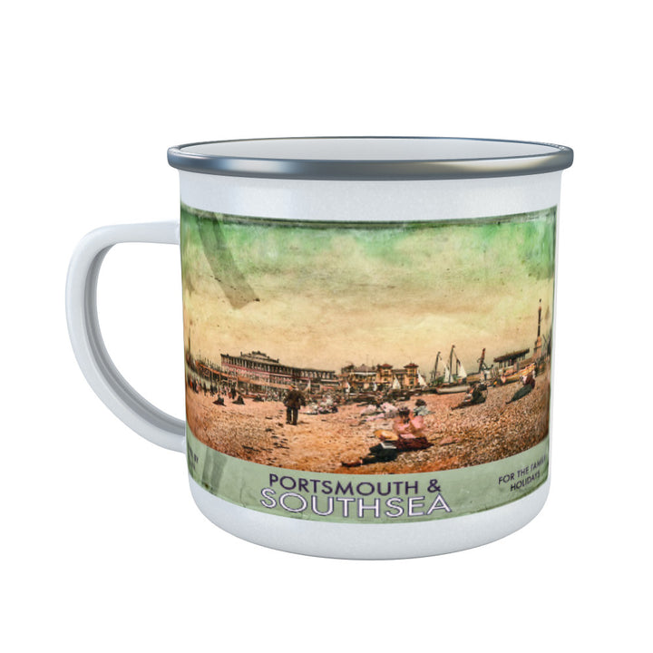 Portsmouth and Southsea Enamel Mug