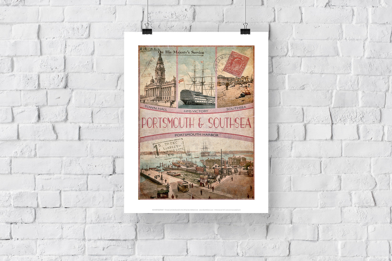 Portsmouth and Southsea - Art Print