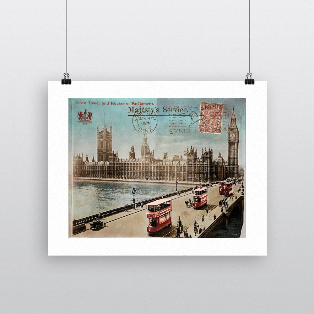 Houses of Parliament, London - Art Print