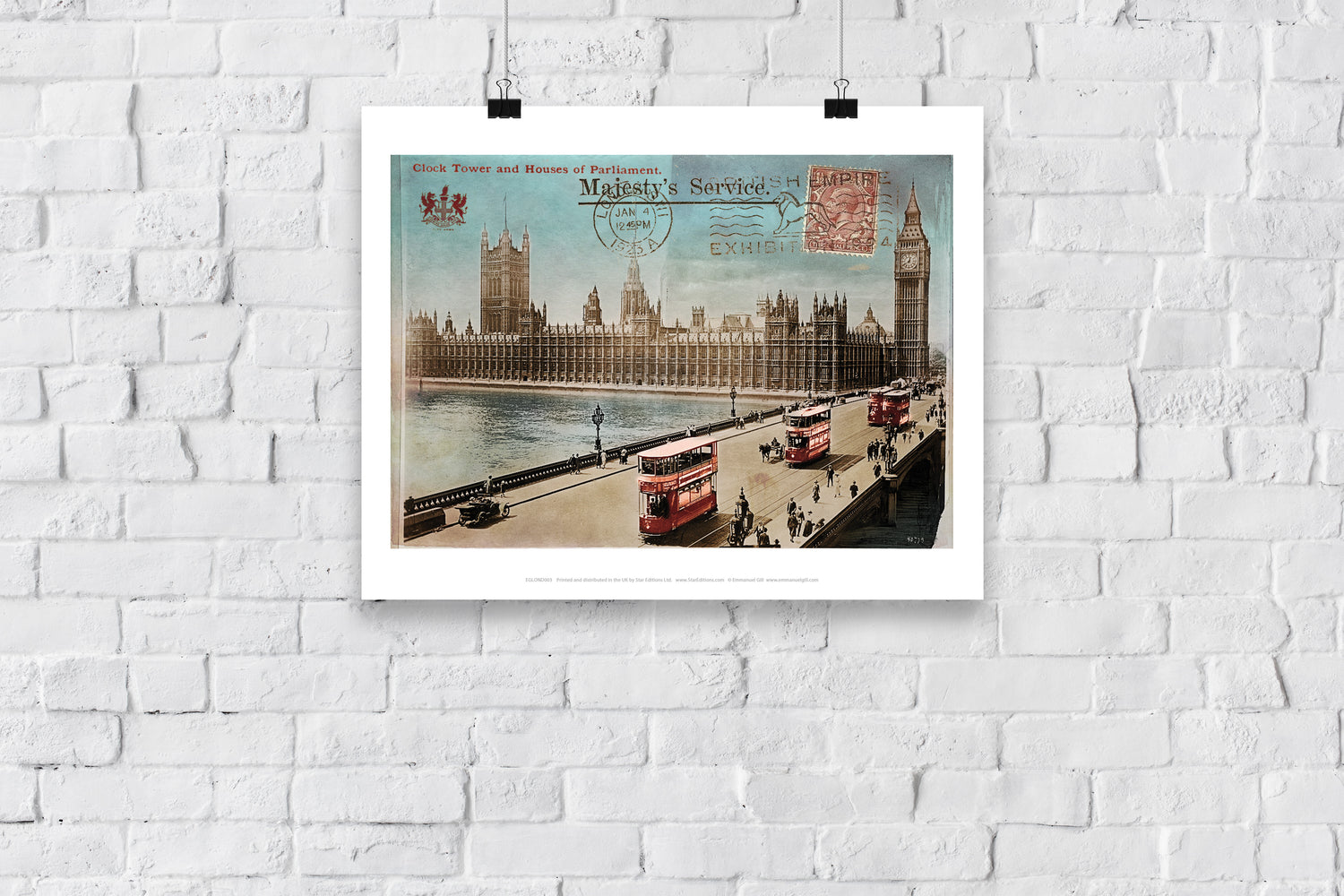 Houses of Parliament, London - Art Print