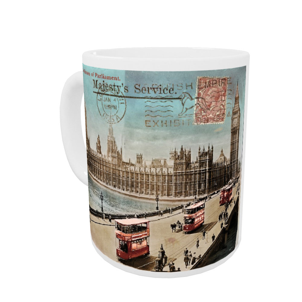 Houses of Parliament, London Coloured Insert Mug