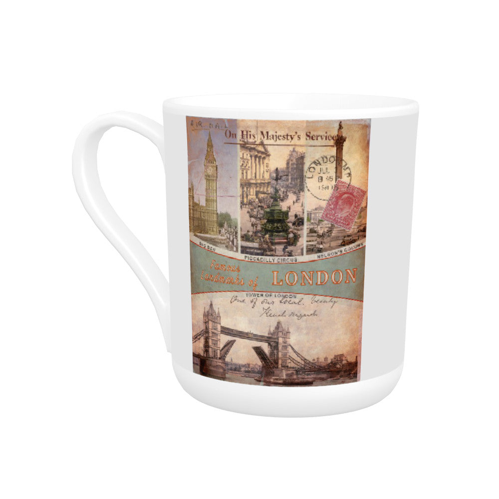 Famous Landmarks of London Bone China Mug