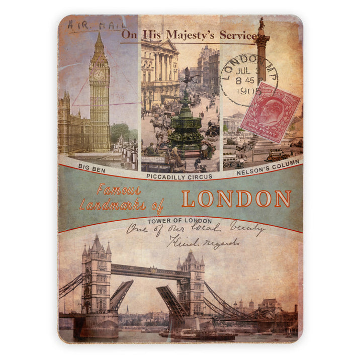 Famous Landmarks of London Placemat