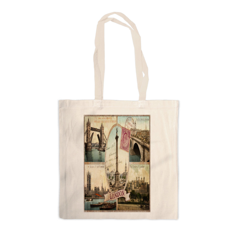 London Canvas Tote Bag