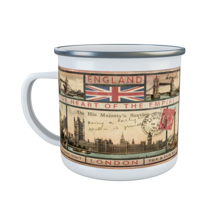 London Enamel Mug