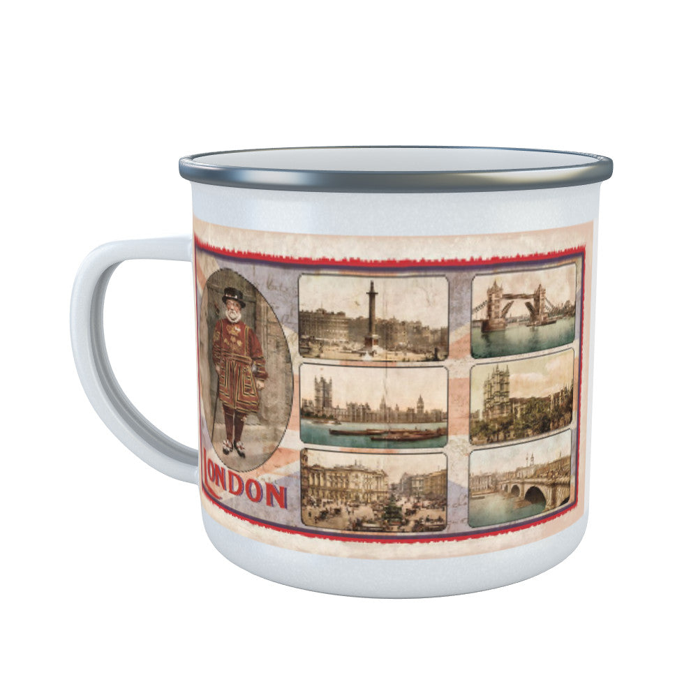 London Enamel Mug