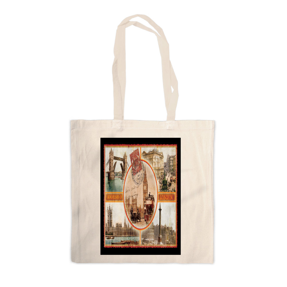 London Canvas Tote Bag