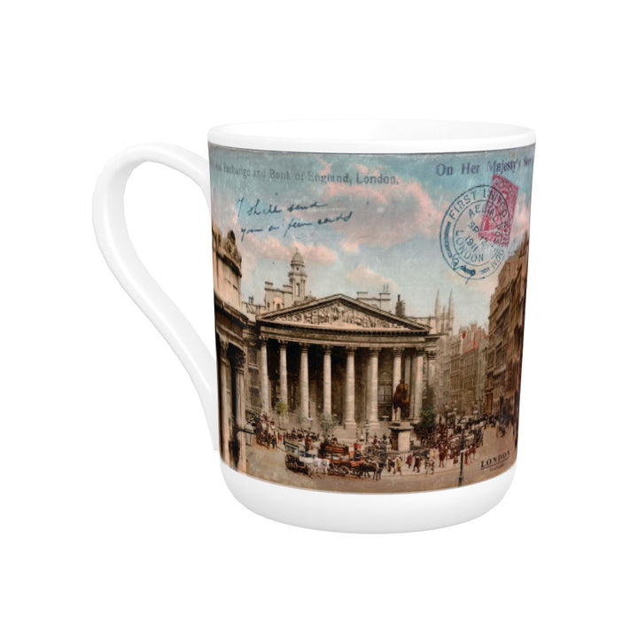 The Royal Exchange and Bank of England Bone China Mug