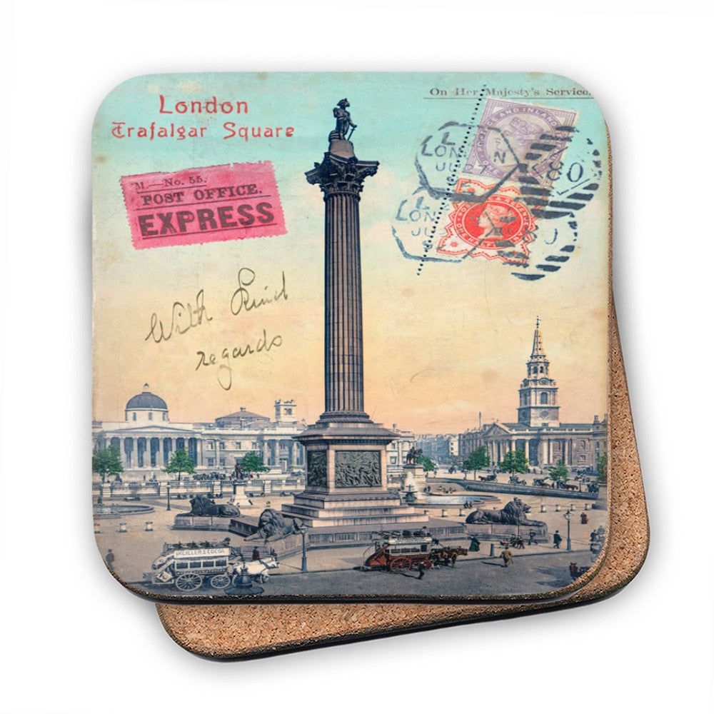 Trafalgar Square, London MDF Coaster