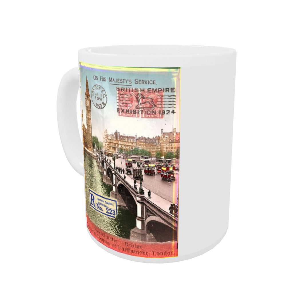 Westminster Bridge, London Coloured Insert Mug