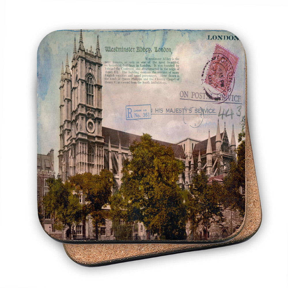 Westminster Abbey, London MDF Coaster